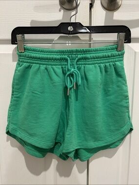 H&M Bright Green Athletic Drawstring Shorts